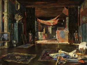 Mariano Fortuny y Madrazo, Lo studio del pittore a Palazzo Pesaro degli Orfei