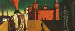 Giorgio De Chirico, Le muse inquietanti, dettaglio, 1917