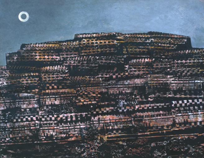 Max Ernst, La città intera, 1934 - Frottage