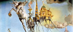 Salvador Dalì, La tentazione di sant'Antonio,dettaglio, 1946