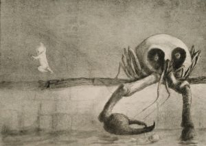Alfred Kubin, Il momento della nascita, 1902