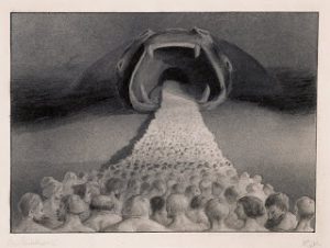 Alfred Kubin, Illustrazione per L'altra parte, 1908