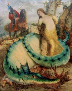 Arnold Böcklin, Angelica e il drago , 1873