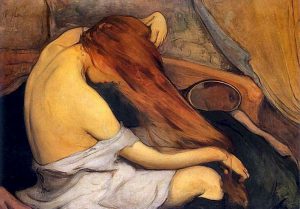 Wladislaw Slewinski, Donna che si pettina, 1897