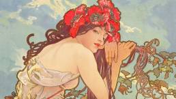 Alphonse Mucha, Estate, dettaglio, 1896