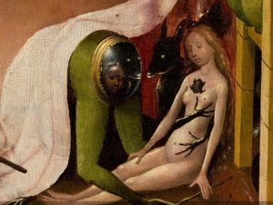 Hieronymus Bosch, Il Giardino delle delizie, dettaglio, 1480-1490
