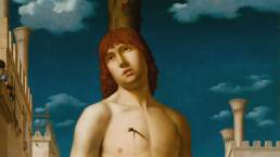 Antonello da Messina, San Sebastiano, dettaglio, 1476-1477