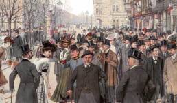 Theodor Zasche, Ringstrasse, dettaglio, 1908