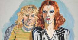 Alice Neel, Jackie Curtis and Ritta Redd, dettaglio, 1970