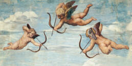 Raffaello, Il trionfo di Galatea, dettaglio, 1512