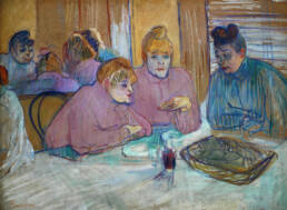 Henri de Toulouse-Lautrec, Tre signore in sala da pranzo