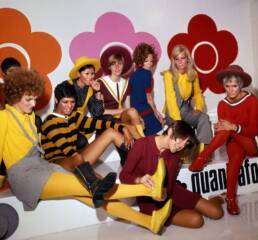 Mary Quant e le sue modelle, collezione di calzature 1967