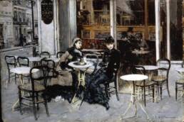 Giovanni Boldini, Conversazione al caffè, 1879