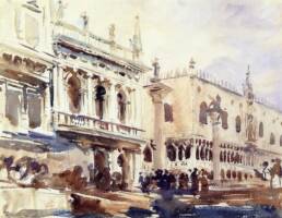 John Singer Sargent, Piazzetta San Marco e Palazzo Ducale, 1907