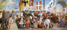 Piero della Francesca, Battaglia di Eraclio e Cosroè, 1455