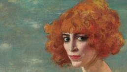 Augustus John, Ritratto della Marchesa Luisa Casati, dettaglio, 1919