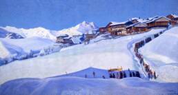 Giovanni Napoleone Pellis, Il viatico in montagna, 1921-22