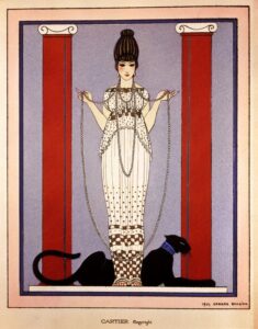 George Barbier, La Dame à la Panthère, 1914