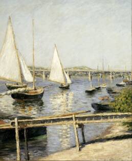 Gustave Caillebotte, Barche a vela ad Argenteuil, 1888