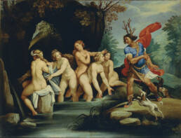 Giuseppe Cesari, detto Cavalier d'Arpino, Diana e Atteone, 1600-1601