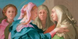 Pontormo, Visitazione del Carmignano, dettaglio, 1528-1530