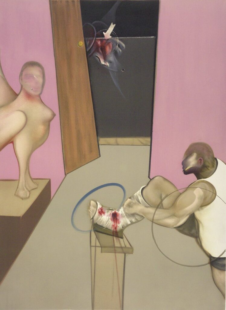 Francis Bacon, Edipo e la Sfinge, 1983