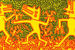 Keith Haring, Copertina