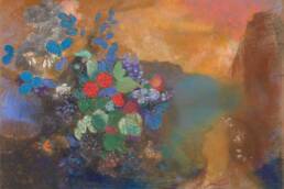 Odilon Redon, Ofelia tra i fiori, 1905-1908