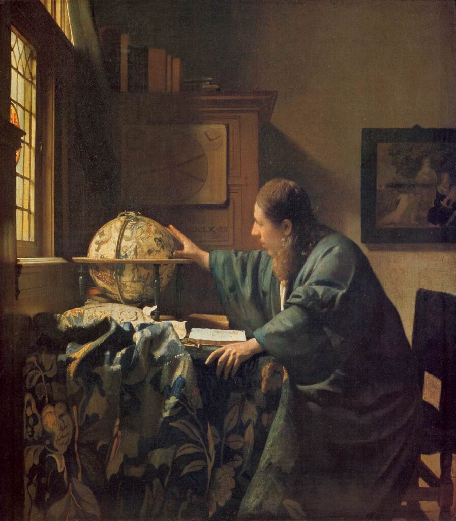 Johannes Vermeer, L'astronomo, 1668