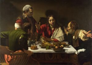 Caravaggio, Cena in Emmaus, 1601-1602