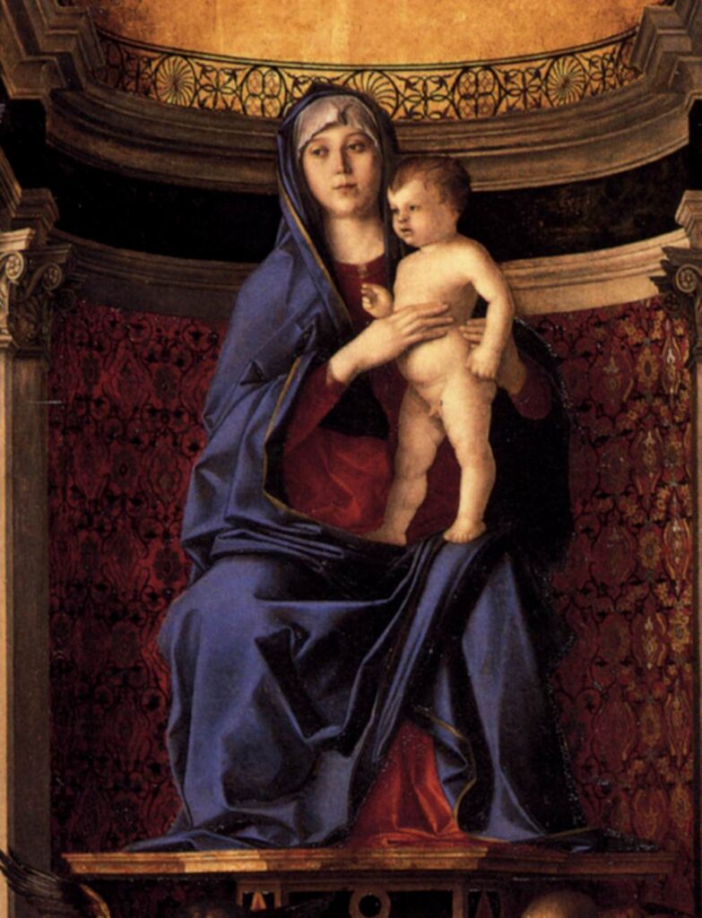 Giovanni Bellini, Trittico dei Frari, dettaglio, 1488