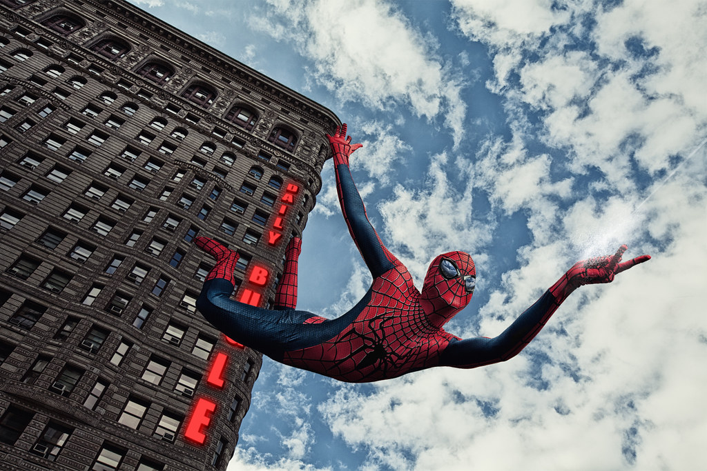 Il Flatiron Building come sede del Daily Bugle in Spider-Man 2002